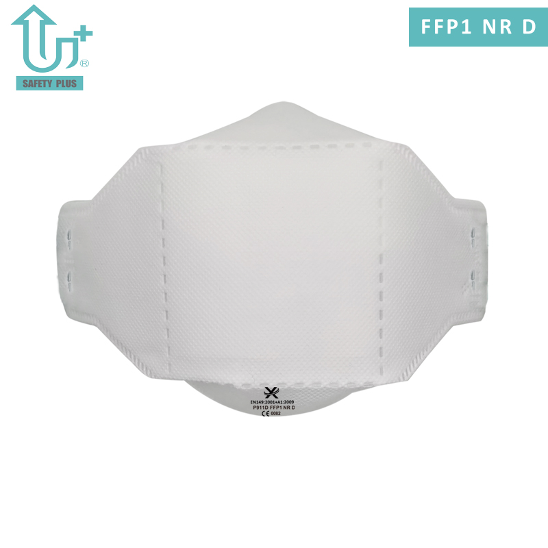 Máscara antipolvo de respirador para adultos de grado de filtro FFP2 Nrd no tejido de 5 capas de pelo liso de fábrica de alta calidad