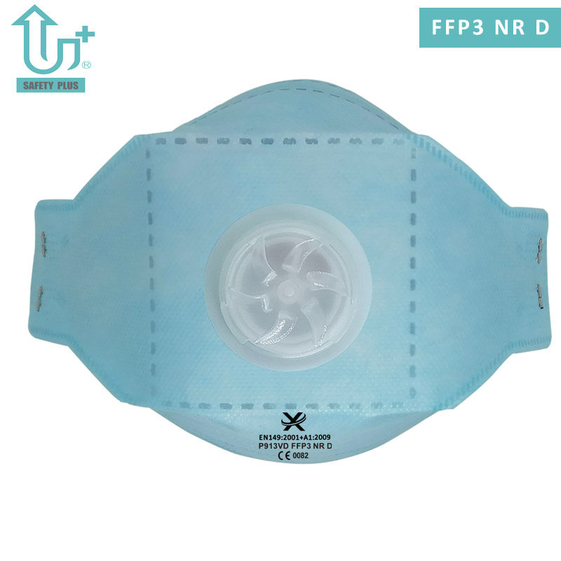 Respirador desechable de calidad superior FFP3 Nrd con filtro, equipo de protección personal, mascarilla antipolvo