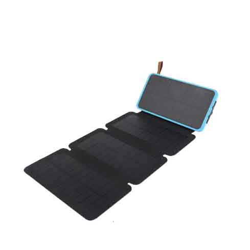 Banco plegable portátil solar Powerbank del cambiador de batería de la prenda impermeable del banco 20000mAh del poder con el compás