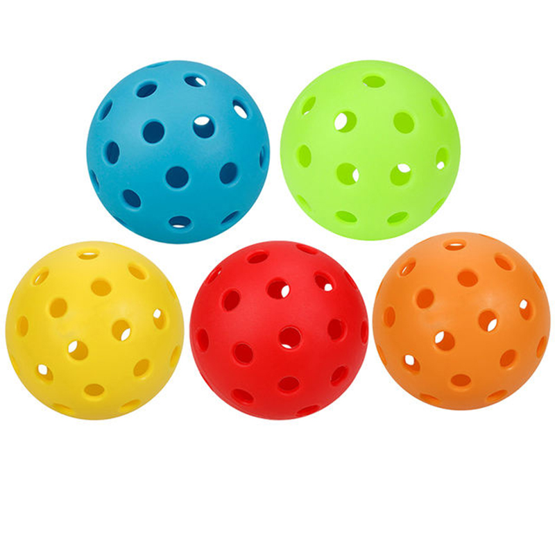 Bolas de Pickleball de 40 agujeros de material PE de diseño de una sola pieza de alta calidad