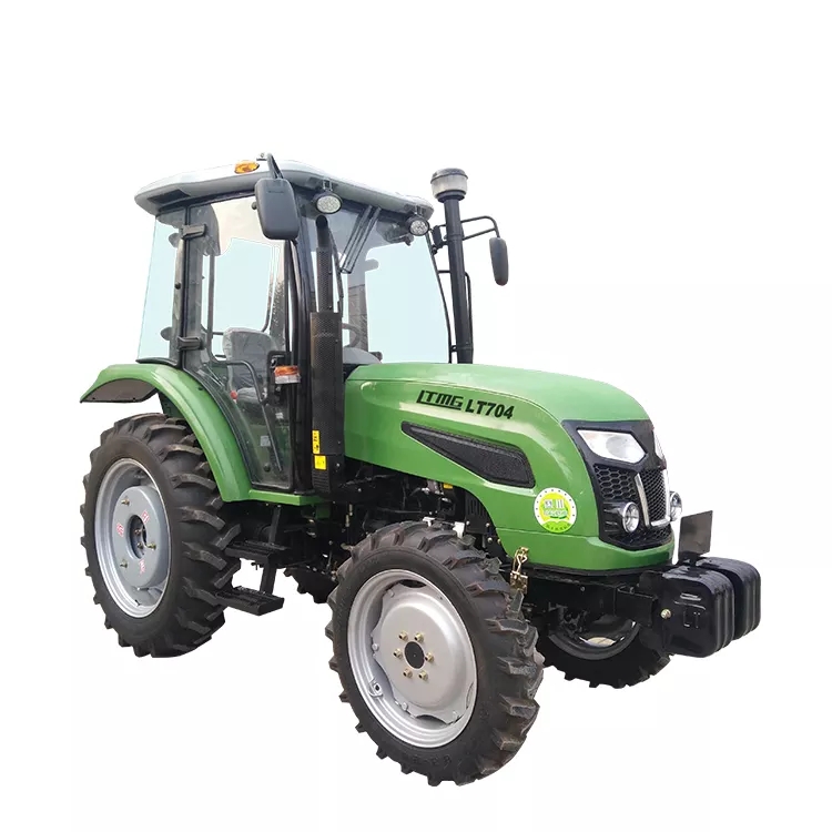 LTMG 4X4 ruedas 4WD 40hp 50hp 60hp 70hp 90hp 100hp tractor cargador frontal precio de tractor agrícola tractor de jardín con piezas opcionales