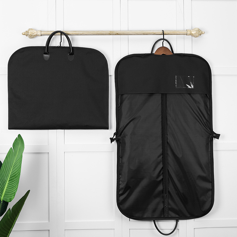 Portatrajes negro al por mayor plegable de viaje barato y de alta calidad con diseño