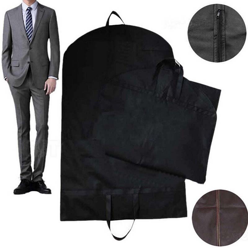 Bolsa de encargo no tejida del almacenamiento del traje del embolsado del traje para figurar aduana a prueba de polvo de encargo del guardapolvo del vestido
