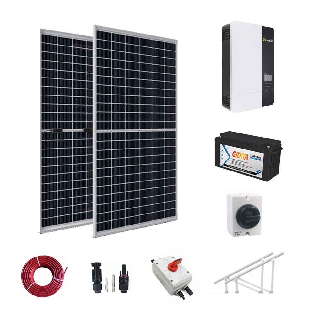 Sistemas de energía solar fuera de la red para el hogar, kit de sistema solar para el hogar, 5kwh, 10kwh, 15kwh, 20kwh, fotovoltaico híbrido inteligente