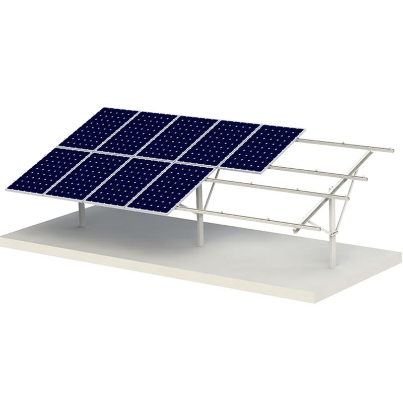 Sistema de montaje solar de pila de tierra de aluminio de gran oferta para granja solar comercial o agrícola