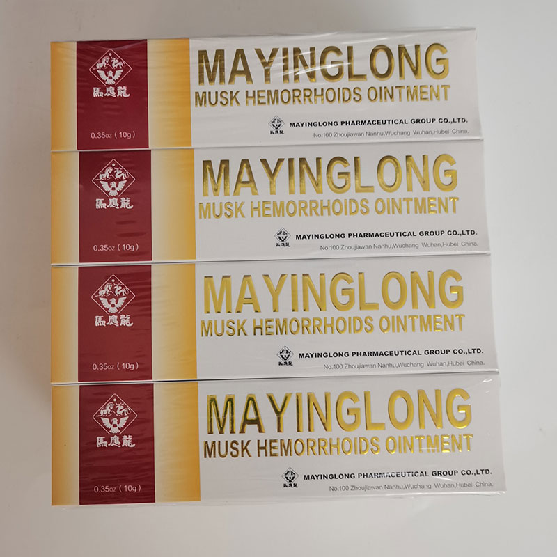Mayinglong-pomada médica para hemorroides, alivia el dolor de hemorroides, sangrado Anal, hinchazón, fisura Anal, crema bacteriostática