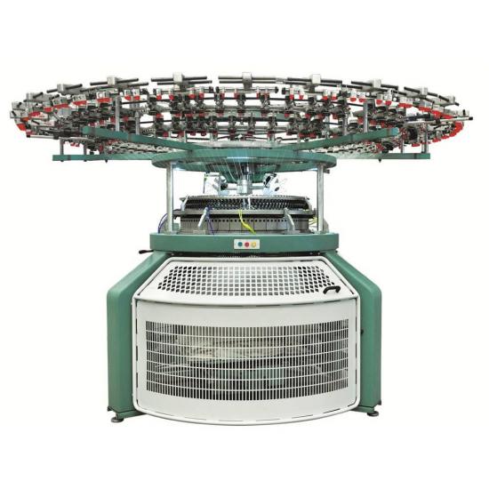Máquina para hacer punto circular de lana de 3 hilos individuales