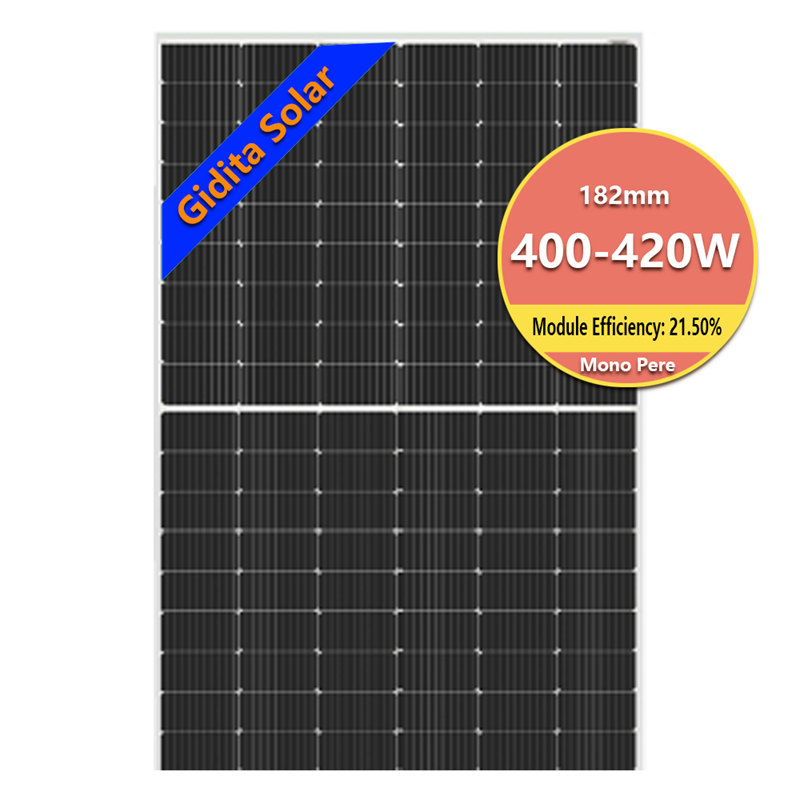 Módulo fotovoltaico de media celda Panel solar monocristalino 400W 410W 420W