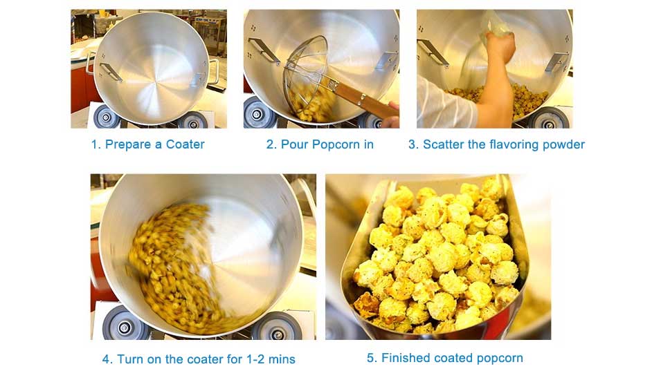 Seaweed Popcorn Making