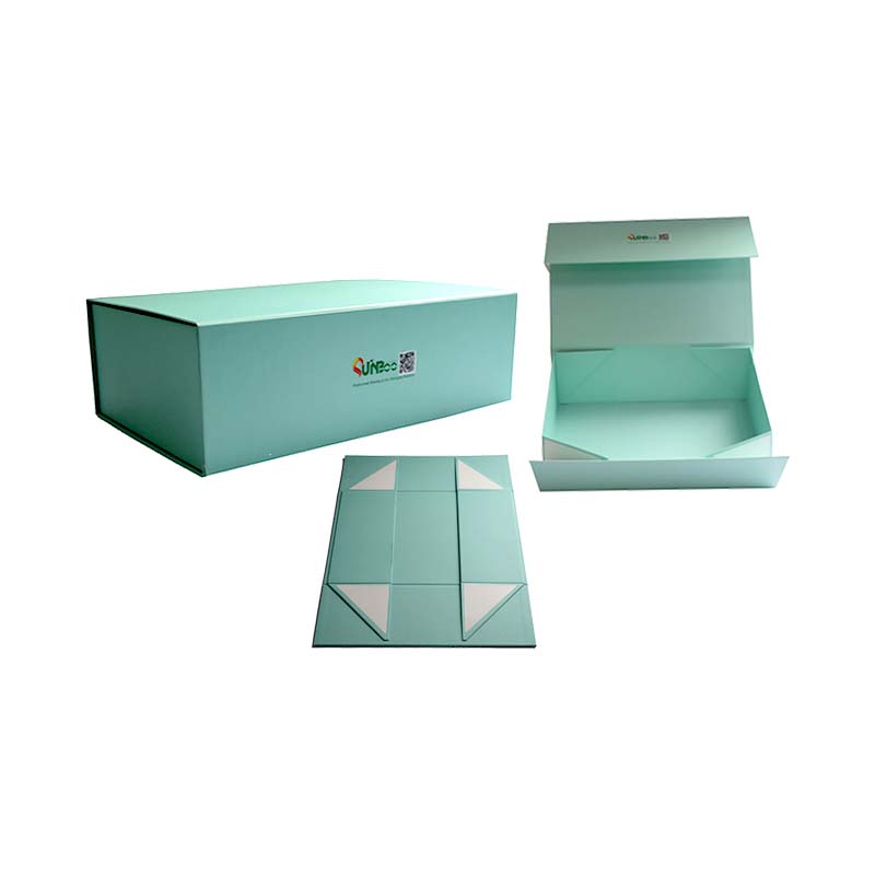 Hermoso color bonito diseño y caja plegable con cinta de buena calidad -sp-box006
