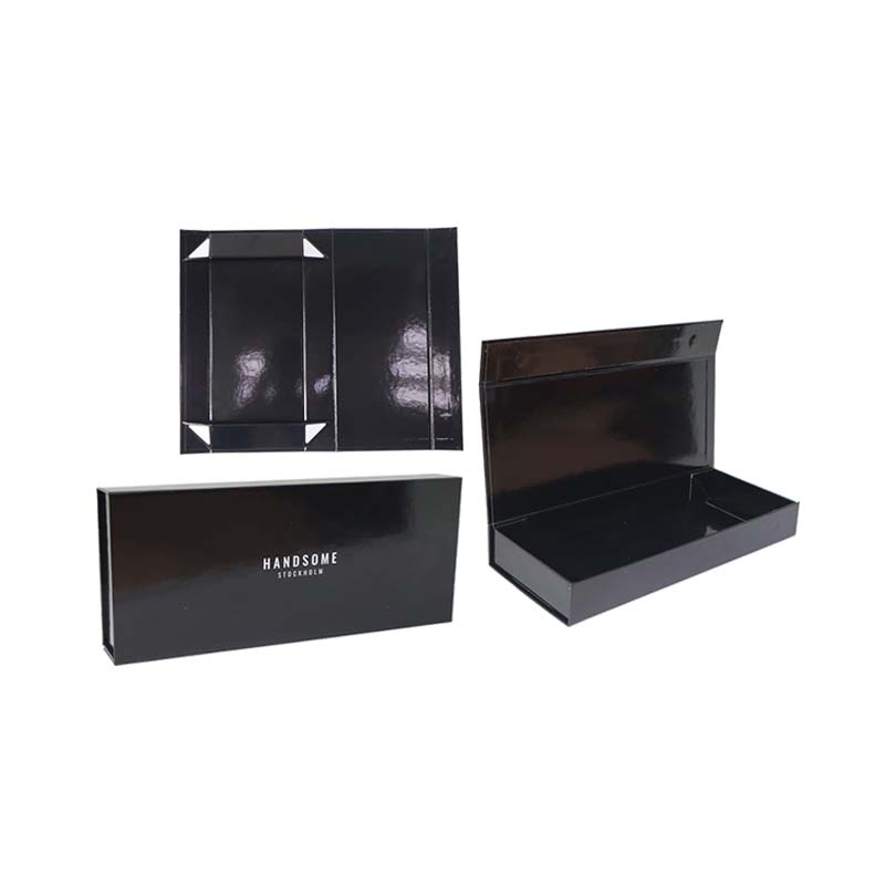 Hermoso color bonito diseño y caja plegable con cinta de buena calidad -sp-box006